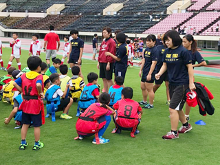 兵庫県ラグビー協会主催U12ラグビー教室